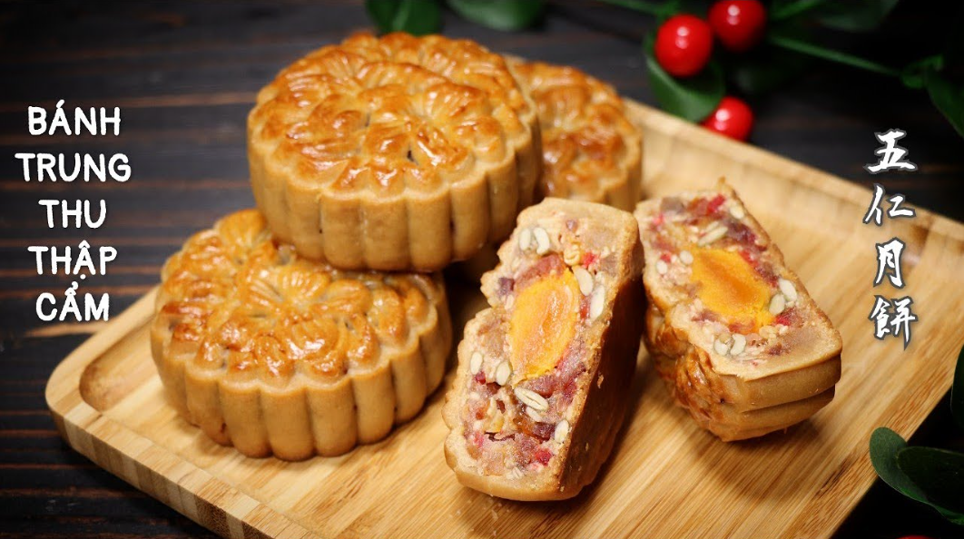 Làm Bánh Trung Thu Truyền Thống Nhân Thập Cẩm