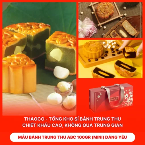 Bánh Trung Thu ABC 100gr (Mini) Đáng Yêu