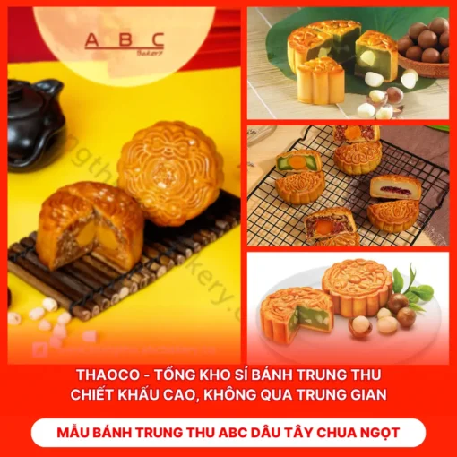 Bánh Trung Thu ABC Dâu Tây Chua Ngọt