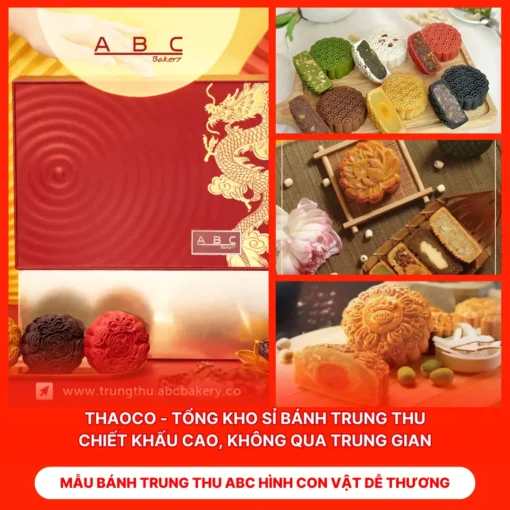 Bánh Trung Thu ABC Hình Con Vật Dễ Thương