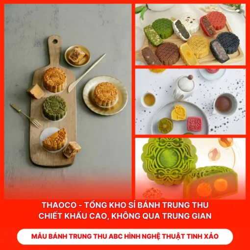 Bánh Trung Thu ABC Hình Nghệ Thuật Tinh Xảo