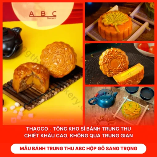 Bánh Trung Thu ABC Hộp Gỗ Sang Trọng