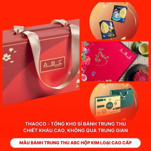 Bánh Trung Thu ABC Hộp Kim Loại Cao Cấp