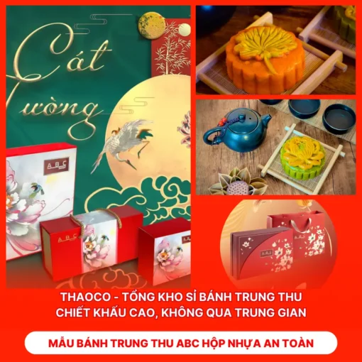 Bánh Trung Thu ABC Hộp Nhựa An Toàn