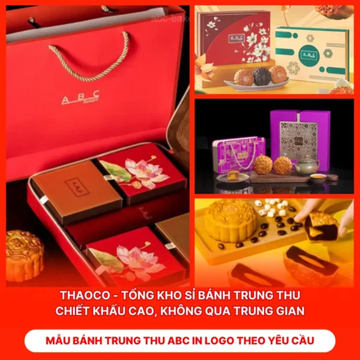 Bánh Trung Thu ABC In Logo Theo Yêu Cầu