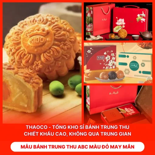 Bánh Trung Thu ABC Màu Đỏ May Mắn