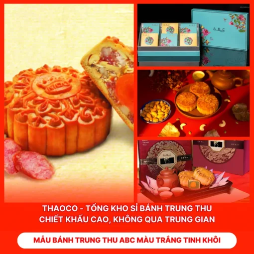 Bánh Trung Thu ABC Màu Trắng Tinh Khôi