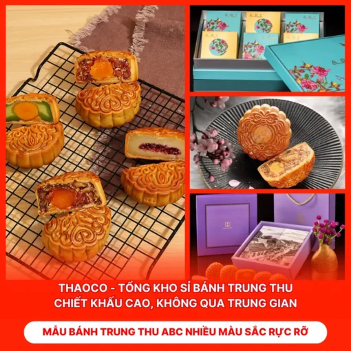 Bánh Trung Thu ABC Nhiều Màu Sắc Rực Rỡ