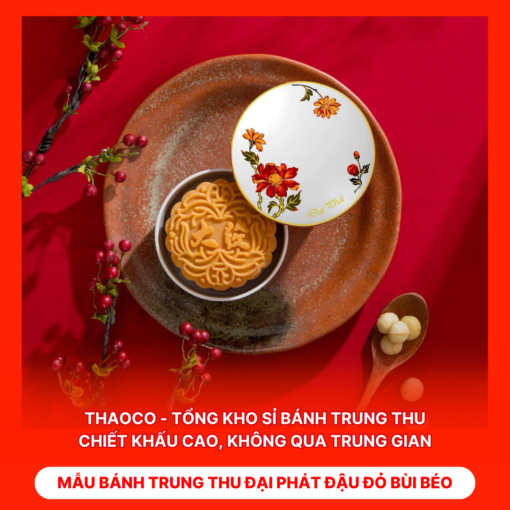 Bánh Trung Thu Đại Phát Đậu Đỏ Bùi Béo