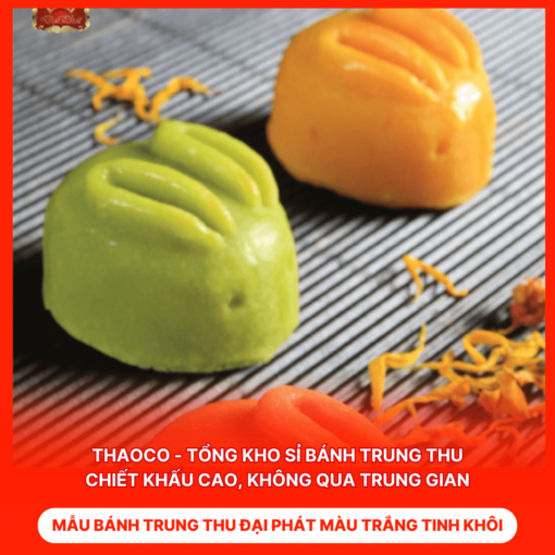 Bánh Trung Thu Đại Phát Màu Trắng Tinh Khôi