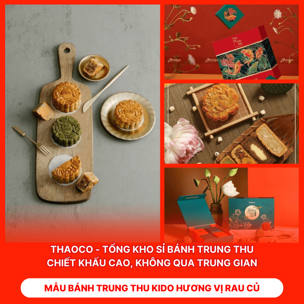 Bánh Trung Thu Kido Hương Vị Rau Củ