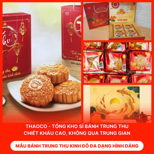 Bánh Trung Thu Kinh Đô Đa Dạng Hình Dáng