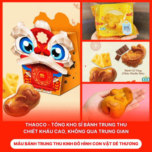 Bánh Trung Thu Kinh Đô Hình Con Vật Dễ Thương