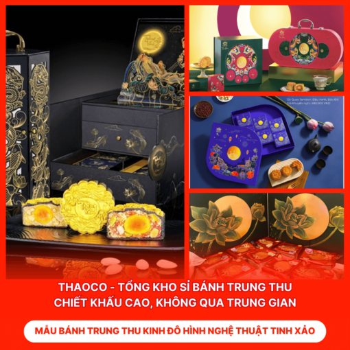 Bánh Trung Thu Kinh Đô Hình Nghệ Thuật Tinh Xảo