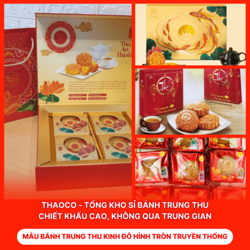 Bánh Trung Thu Kinh Đô Hình Tròn Truyền Thống