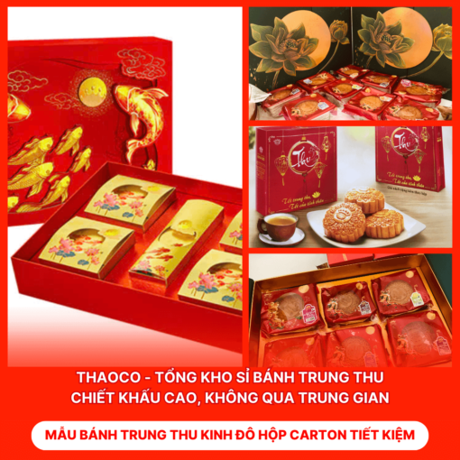 Bánh Trung Thu Kinh Đô Hộp Carton Tiết Kiệm