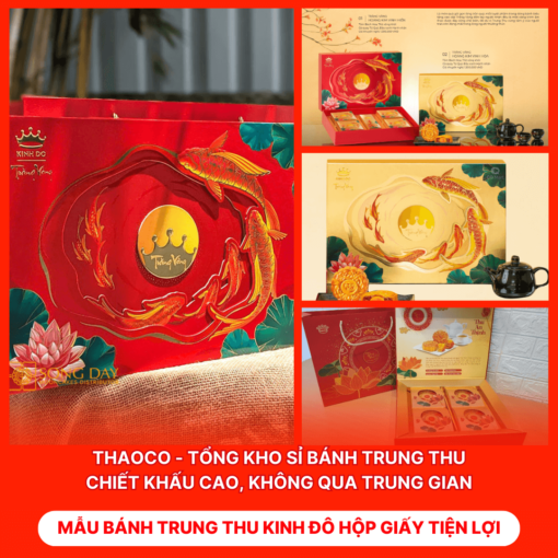 Bánh Trung Thu Kinh Đô Hộp Giấy Tiện Lợi