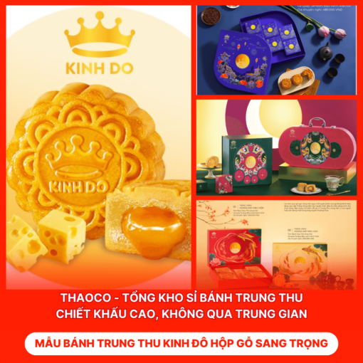 Bánh Trung Thu Kinh Đô Hộp Gỗ Sang Trọng