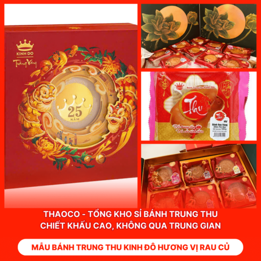 Bánh Trung Thu Kinh Đô Hương Vị Rau Củ
