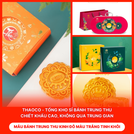 Bánh Trung Thu Kinh Đô Màu Trắng Tinh Khôi
