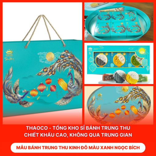Bánh Trung Thu Kinh Đô Màu Xanh Ngọc Bích