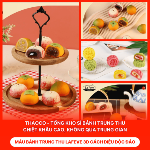 Bánh Trung Thu Lafeve 3D Cách Điệu Độc Đáo