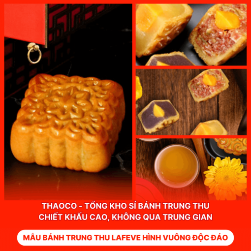Bánh Trung Thu Lafeve Hình Vuông Độc Đáo
