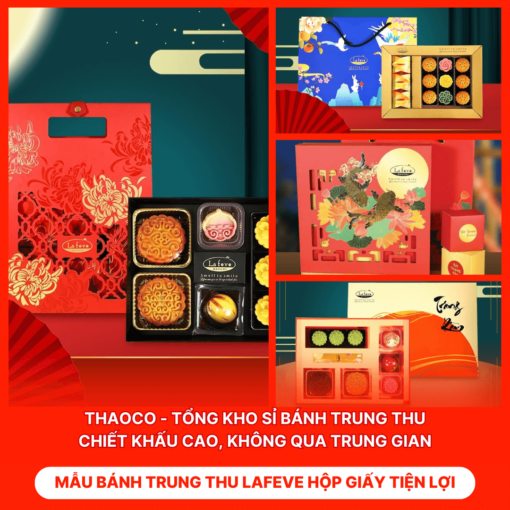 Bánh Trung Thu Lafeve Hộp Giấy Tiện Lợi