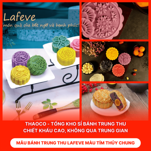 Bánh Trung Thu Lafeve Màu Tím Thủy Chung