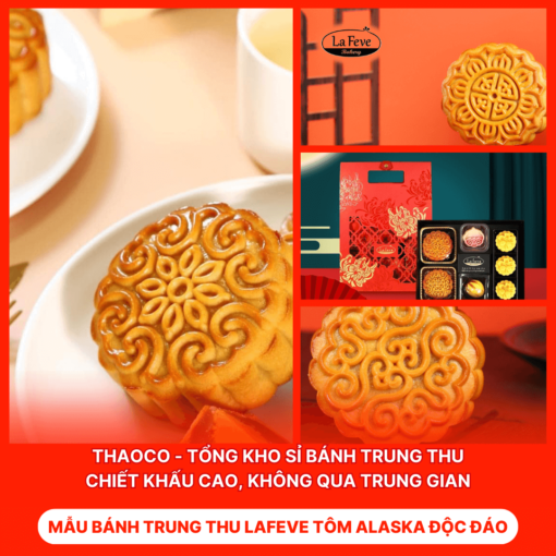 Bánh Trung Thu Lafeve Tôm Alaska Độc Đáo