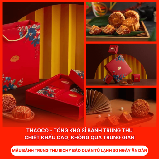 Bánh Trung Thu Richy Bảo Quản Tủ Lạnh 30 Ngày Ăn Dần