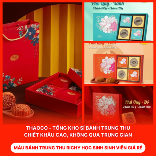 Bánh Trung Thu Richy Học Sinh Sinh Viên Giá Rẻ
