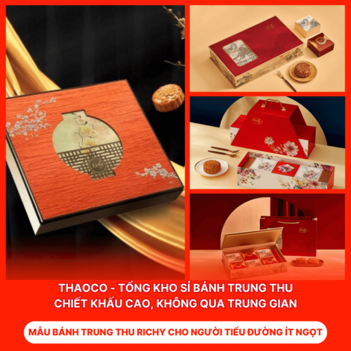 Bánh Trung Thu Richy Cho Người Tiểu Đường Ít Ngọt