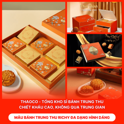 Bánh Trung Thu Richy Đa Dạng Hình Dáng