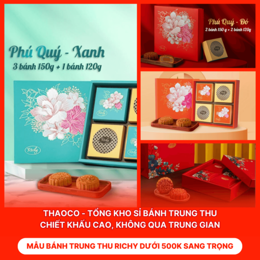 Bánh Trung Thu Richy Dưới 500k Sang Trọng