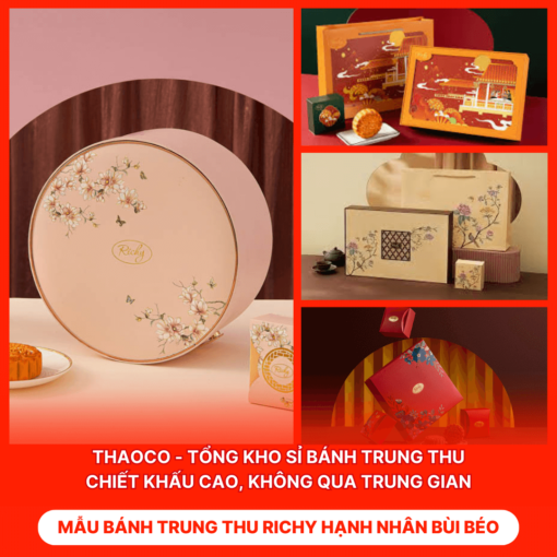 Bánh Trung Thu Richy Hạnh Nhân Bùi Béo