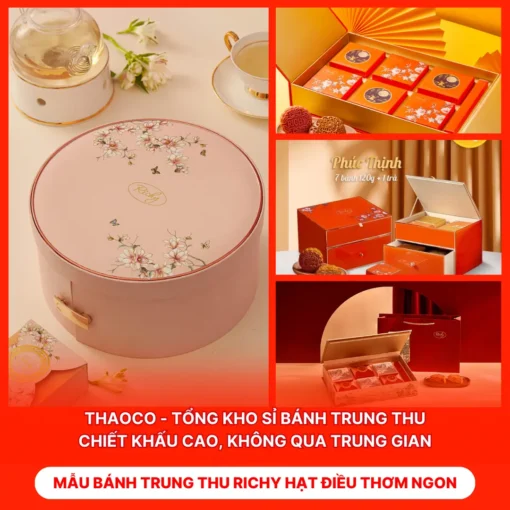 Bánh Trung Thu Richy Hạt Điều Thơm Ngon
