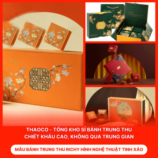 Bánh Trung Thu Richy Hình Nghệ Thuật Tinh Xảo