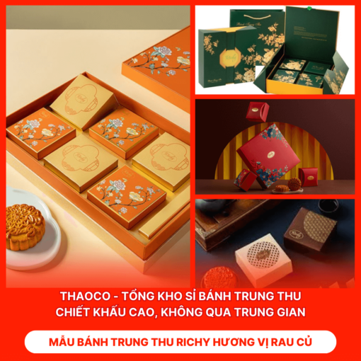 Bánh Trung Thu Richy Hương Vị Rau Củ