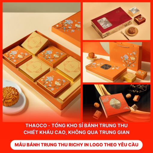 Bánh Trung Thu Richy In Logo Theo Yêu Cầu