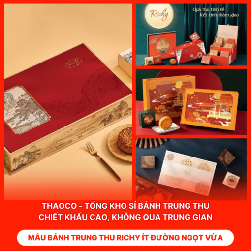 Bánh Trung Thu Richy Ít Đường Ngọt Vừa