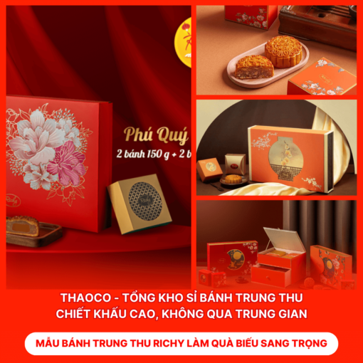 Bánh Trung Thu Richy Làm Quà Biếu Sang Trọng