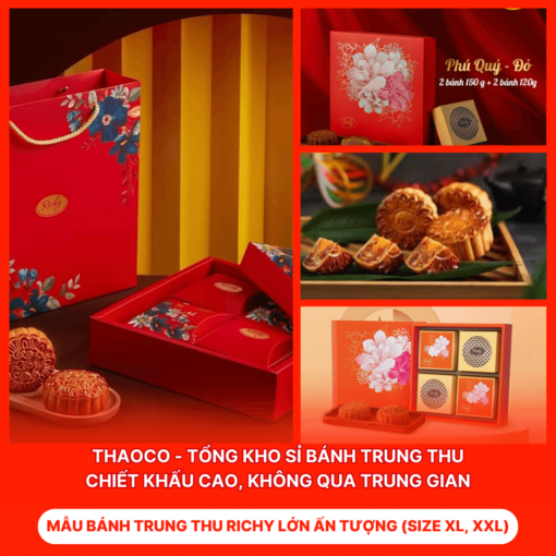 Bánh Trung Thu Richy Lớn Ấn Tượng (Size XL, XXL)