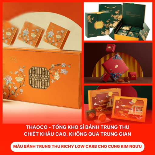 Bánh Trung Thu Richy Low Carb Cho Cung Kim Ngưu