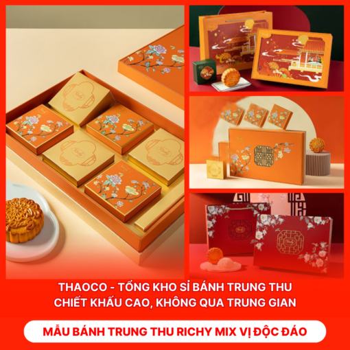 Bánh Trung Thu Richy Mix Vị Độc Đáo