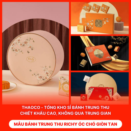 Bánh Trung Thu Richy Óc Chó Giòn Tan
