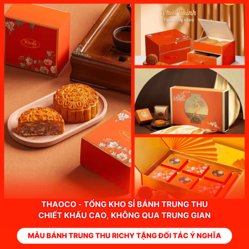Bánh Trung Thu Richy Tặng Đối Tác Ý Nghĩa