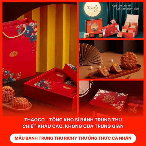 Bánh Trung Thu Richy Thưởng Thức Cá Nhân