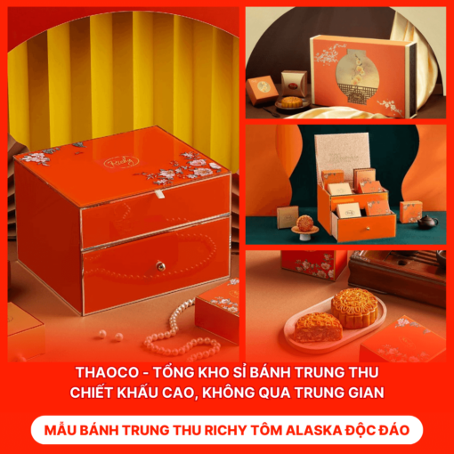 Bánh Trung Thu Richy Tôm Alaska Độc Đáo
