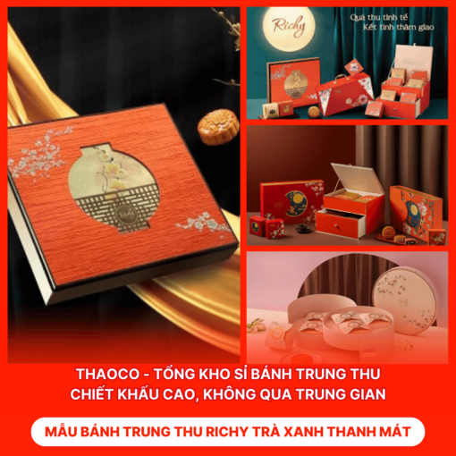 Bánh Trung Thu Richy Trà Xanh Thanh Mát